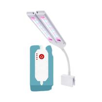 Luz LED Para Aquário Super Brilhante Lâmpada De Clipe Espectro Completo Timer 220-240V 30-70CM 4W 8W