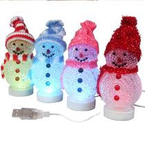 Luz LED para árvore de Natal TARANDUS 5cm 7 cores USB Power Luz LED para árvore de Natal TARANDUS 5cm 7 cores USB Power