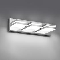 Luz LED para Banheiro JZEKVN 3 Lâmpadas 40 cm 6000K Cromado