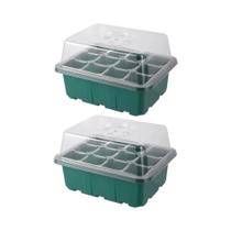 Luz LED Para Cultivo, Bandeja De Início De Sementes Com 6/12/13 Células, Ventilação Ajustável, Vaso