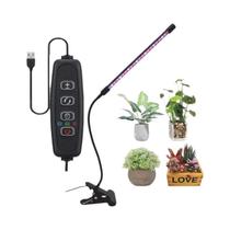 Luz LED Para Cultivo De Plantas Com 10 Níveis De Intensidade, Espectro Completo, Para Jardim
