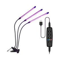 Luz LED Para Cultivo De Plantas Com 10 Níveis De Intensidade, Espectro Completo, Para Jardim