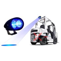Luz LED para empilhadeira OZG Powersports Blue Aviso de segurança 12V-48V