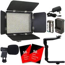 Luz LED para foto e vídeo 330 Varicolor Ultra Slim + Mic + Acc Luz LED para foto e vídeo 330 Varicolor Ultra Slim + Mic + Acc