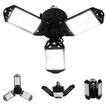 Luz LED para Garagem Meiqils 80W 8000 lm com 3 Painéis Ajustáveis Luz LED para Garagem Meiqils 80W 8000 lm com 3 Painéis Ajustáveis