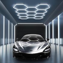 Luz LED para garagem MODERN 11 hexágonos 6500K ultrabrilhante Luz LED para garagem MODERN 11 hexágonos 6500K ultrabrilhante