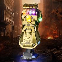 Luz LED para Lego Marvel Infinity Gauntlet 76191 com controle remoto Luz LED para Lego Marvel Infinity Gauntlet 76191 com controle remoto
