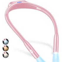 Luz LED para leitura de pescoço, gritin, 3 cores, rosa regulável Luz LED para leitura de pescoço, gritin, 3 cores, rosa regulável