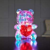 Luz LED PET Bear Hi-Line Gift Ltd. 30 cm RGB alimentada por USB