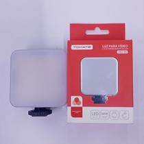 Luz LED Portátil Iluminação Estúdio Foto Vídeo Recarregável USB Intensidade Ajustável TOMATE