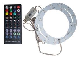 Luz Led Rgb 8 Cores 400 Efeitos De Luzes C Controle Luz Led Rgb 8 Cores 400 Efeitos De Luzes C Controle