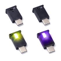Luz LED RGB AOZITA Mini USB Tipo C com brilho ajustável Luz LED RGB AOZITA Mini USB Tipo C com brilho ajustável