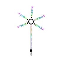 Luz LED RGB Com Controle De Som, Efeito De Fogos De Artifício, Kit Musical Para Casamento E Natal, Luz LED RGB Com Controle De Som, Efeito De Fogos De Artifício, Kit Musical Para Casamento E Natal,