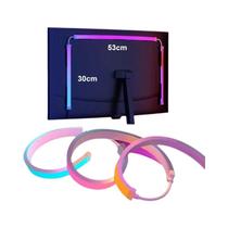 Luz LED RGB Sincronizada Para Tela De Computador, Fita De Iluminação Inteligente Para Monitor,