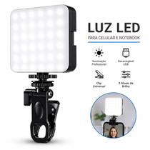 Luz LED Selfie para Celular Vídeos TikTok Reels YouTube Iluminação Profissional