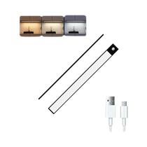 Luz LED Sem Fio Tipo-C Com Sensor De Movimento Magnético Recarregável Para Cozinha, Guarda-Roupa E