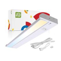 Luz LED sob o gabinete ASD 18" 8W Dimmable Swivel 3 CCT