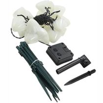 Luz Led Solar Decorativa Corda Cogumelo Sensor Automático