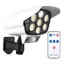 Luz LED solar externa com sensor de movimento e câmera 150W
