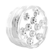 Luz LED Submersível RGB 10 LEDs Lâmpada Subaquática Operada Por Bateria Para Jardim Piscina Festa De