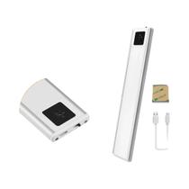 Luz LED Ultra Fina Para Armário Com Sensor De Movimento PIR, Lâmpada De Cozinha Recarregável Em