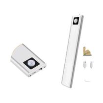 Luz LED Ultra Fina Para Armário Com Sensor De Movimento PIR, Lâmpada De Cozinha Recarregável Em