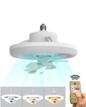 Luz Led Ventilador De Teto 48w 110v Oscilante De 360 3 Cor Branca Com Controle Remote Luz Led Ventilador De Teto 48w 110v Oscilante De 360 3 Cor Branca Com Controle Remote