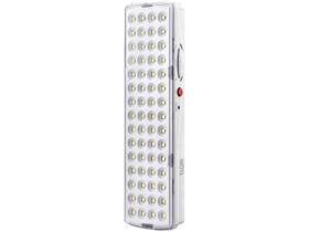 Luz luminaria emergencia 60 leds baterias de litio recarregável bivolt 4w 300lm máximo Luz luminaria emergencia 60 leds baterias de litio recarregável bivolt 4w 300lm máximo