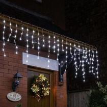 Luz Natal Cascata 400 Leds Branco 10m 127V