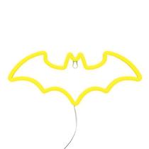 Luz Neon LED Batman Paladone Alimentada por USB Amarela Luz Neon LED Batman Paladone Alimentada por USB Amarela