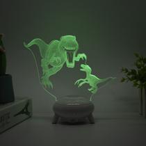 Luz noturna 3D Jurassic Parks Dinosaur LED Decorative Luz noturna 3D Jurassic Parks Dinosaur LED Decorative