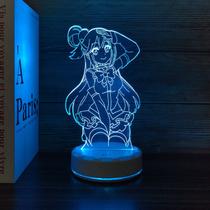 Luz noturna 3D Konosuba: a bênção de Deus Megumin Aq Acrylic Luz noturna 3D Konosuba: a bênção de Deus Megumin Aq Acrylic