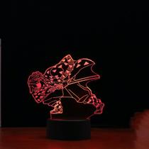 Luz noturna 3D LED Agatsuma Zenitsu Demon Slayer Anime Luz noturna 3D LED Agatsuma Zenitsu Demon Slayer Anime