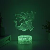 Luz noturna 3D LED Game of Thrones Daenerys & Baby Dragon Luz noturna 3D LED Game of Thrones Daenerys & Baby Dragon