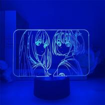 Luz noturna 3D Lycoris Recoil Chisato Nishikigi, Mizuki Ino
