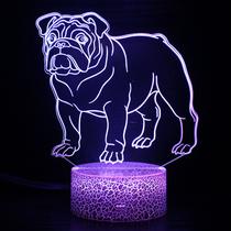 Luz noturna 3D Snoopy Dog LED Colorful Touch para crianças