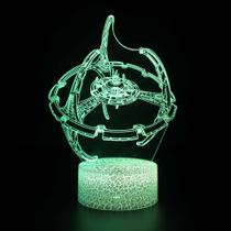 Luz noturna 3D Star Wars Creative Birthday Colorful Touch Luz noturna 3D Star Wars Creative Birthday Colorful Touch