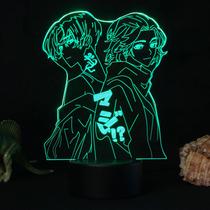 Luz noturna 3D Tokyo Revengers Acrílico LED colorida de 16 cores Luz noturna 3D Tokyo Revengers Acrílico LED colorida de 16 cores