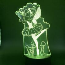 Luz noturna 3D USB Conto de fadas Princesa Alice Branca de Neve Luz noturna 3D USB Conto de fadas Princesa Alice Branca de Neve