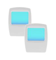 Luz noturna Amerelle Always-On Blue LED Slim, pacote com 2 unidades 71282 Luz noturna Amerelle Always-On Blue LED Slim, pacote com 2 unidades 71282