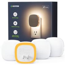 Luz noturna AUVON Plug-in LED retroiluminada com sensor de movimento, pacote com 4