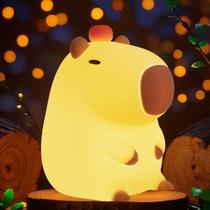 Luz noturna Bestfaith Cute Tangerine Capybara LED recarregável