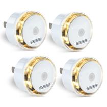 Luz noturna BLACK+DECKER com sensor de fotocélula de 2,5 lúmens, pacote com 4