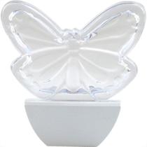 Luz Noturna Brasfort Led Borboleta Rosa 127 Luz Noturna Brasfort Led Borboleta Rosa 127