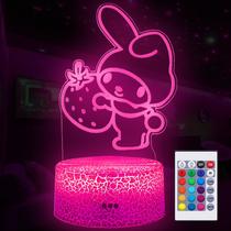 Luz noturna COBIKU 3D Illusion LED de 16 cores