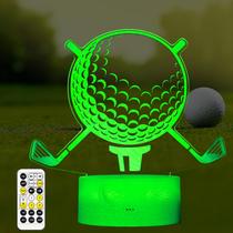 Luz noturna Colortown Golf 3D Illusion Lamp RGB 7 cores