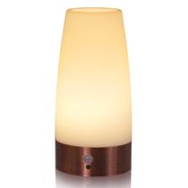 Luz noturna com sensor de movimento Betus Retro Luminária de mesa de cabeceira