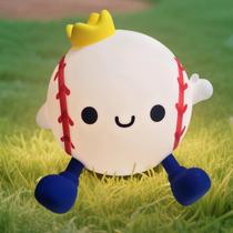 Luz noturna de beisebol DREAMING MY DREAM, linda lâmpada noturna LED Squishy Novelty de silicone, lâmpada sensível ao toque com temporizador regulável de 20 minutos em 2 níveis, para quarto de berçário, quarto de crianças, presentes para meninos e meninas Luz noturna de beisebol DREAMING MY DREAM, linda lâmpada noturna LED Squishy Novelty de silicone, lâmpada sensível ao toque com temporizador regulável de 20 minutos em 2 níveis, para quarto de berçário, quarto de crianças, presentes para meninos e meninas