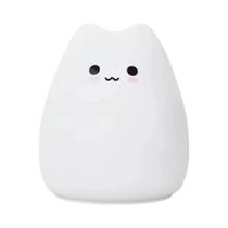 Luz Noturna De Gato Fofo Com Mudança De Cor RGB Para Crianças E Bebês, Modos De Respiração Em 7 Luz Noturna De Gato Fofo Com Mudança De Cor RGB Para Crianças E Bebês, Modos De Respiração Em 7
