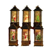 Luz Noturna De Natal Do Papai Noel Para Árvore De Natal, Decoração De Mesa, Estatueta Miniatura - other